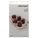 Форма силиконовая для приготовления пирожных cube, 17,6х29,8 см, 630 мл