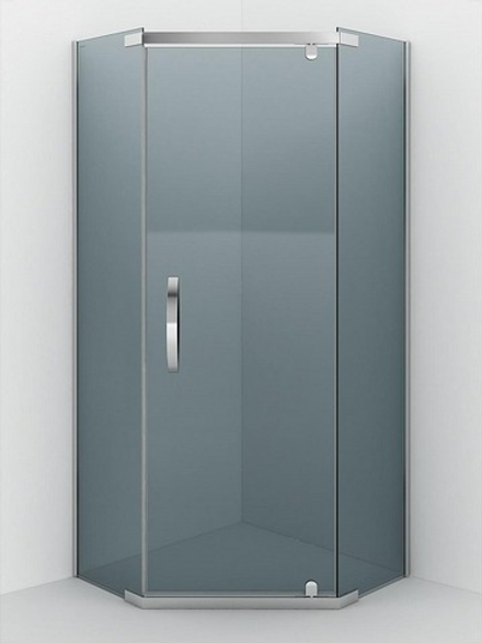 Душевое ограждение IVA E2PS90T  900*900*2000 (без поддона) тонированное стекло