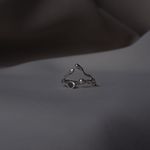 Кольцо Веточка со шпинелью