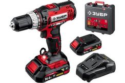 Аккумуляторная дрель-шуруповерт ЗУБР ДШЛ-145-22