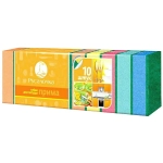 Губка для посуды Русалочка 10шт миди