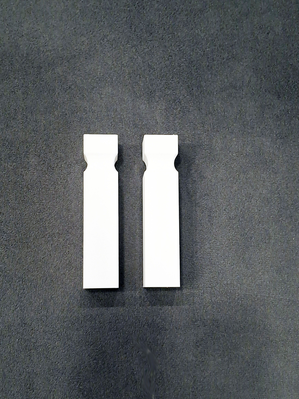 Соединитель для плинтуса, столбик пластиковый 90*18*18мм - (6 шт.)