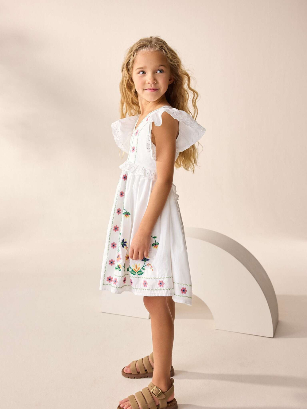 Платье для девочки Next AC6-224, Белый
