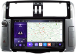 Магнитола для Toyota Land Cruiser Prado 150 2009-2013 (взамен 7" навигации) - Carmedia SF-9613-3 Android 12, TS10, CarPlay, 4G SIM-слот