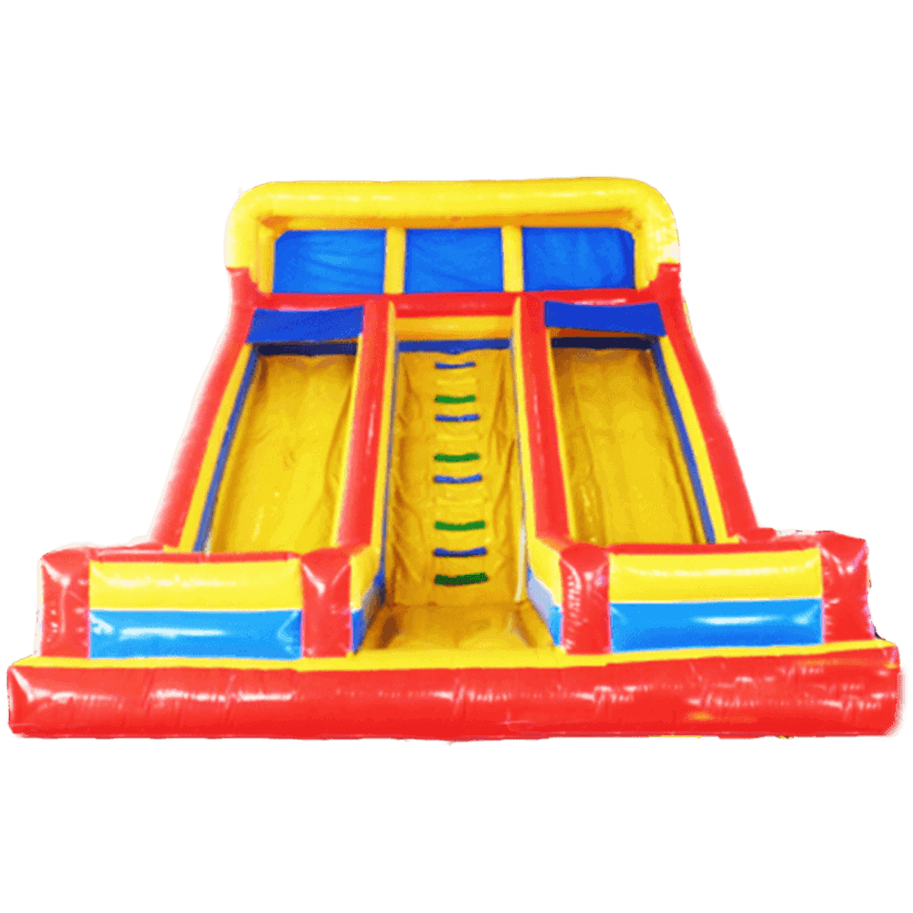 Надувной батут-горка "Радужный"