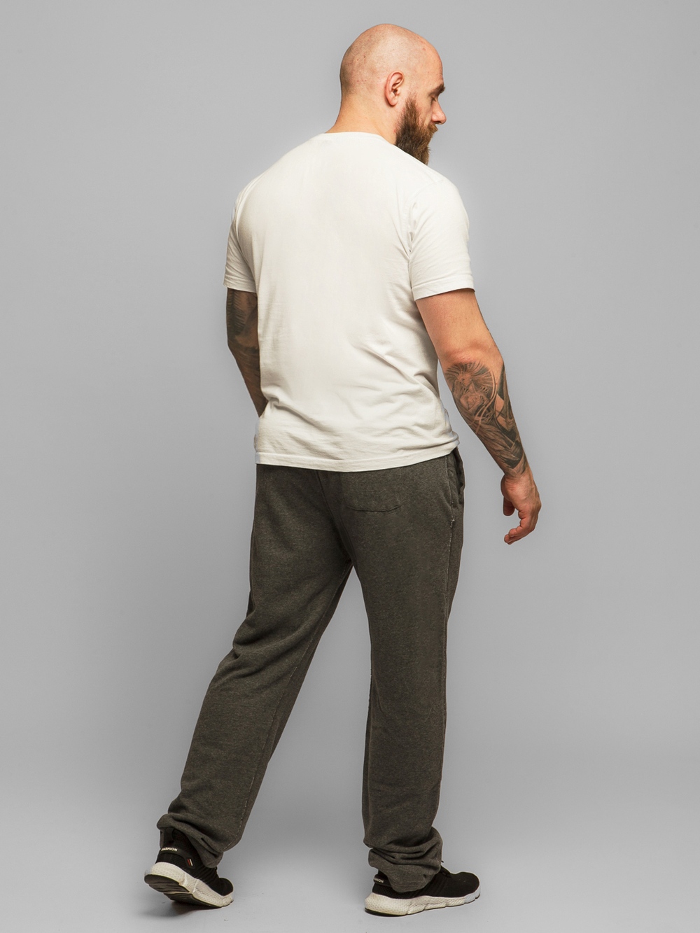 Трикотажные прямые брюки Abercrombie & Fitch ABT5