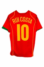 Футболка футбольная сборной Португалии ЕВРО2004 Руй Кошта 10