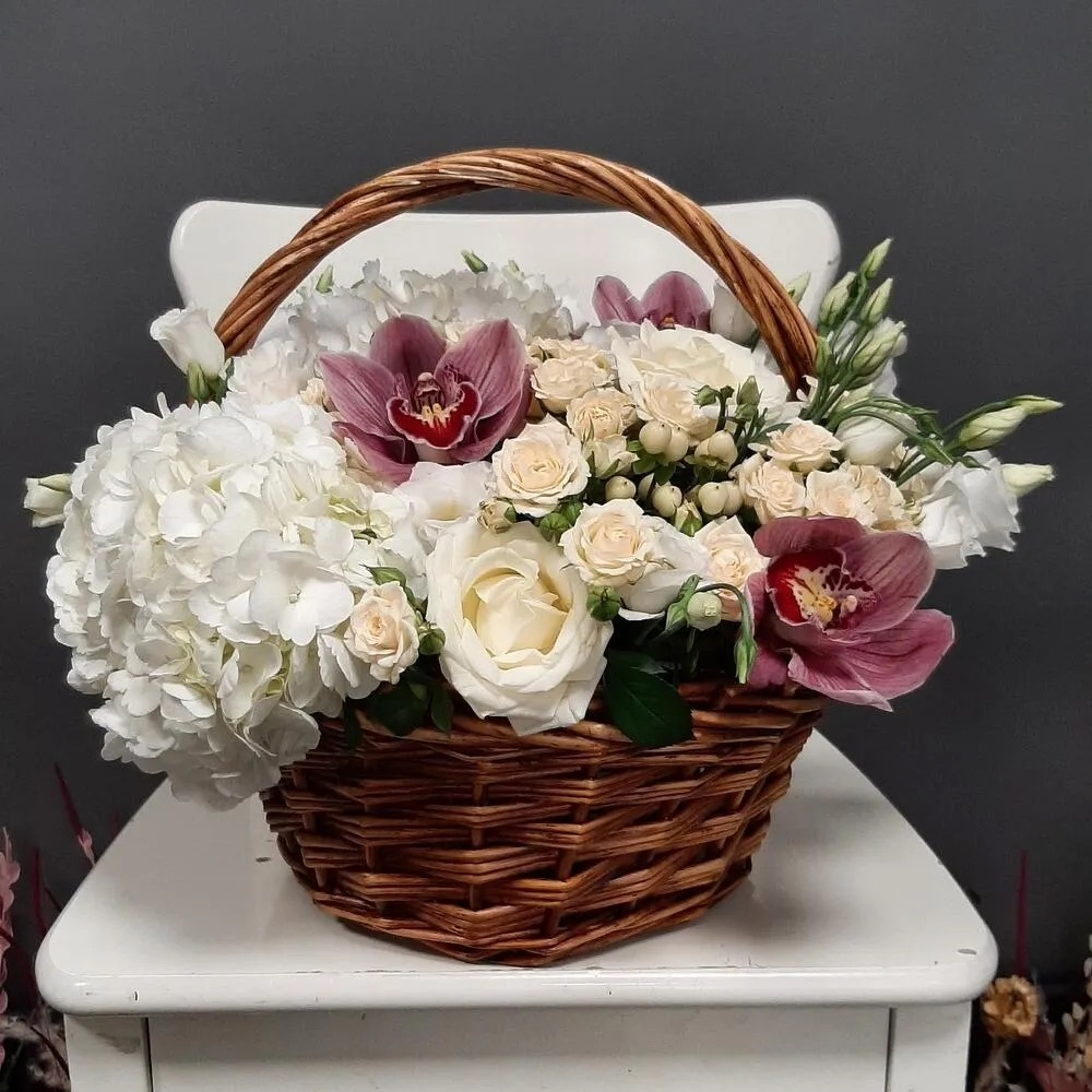 Букет цветов «Белоснежка»