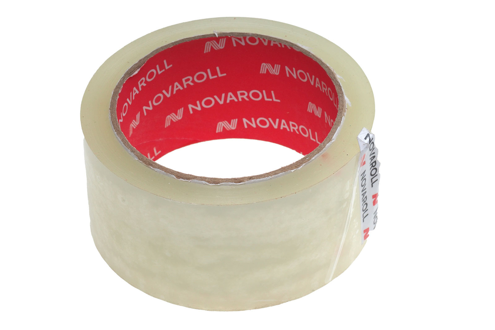 Клейкая лента 48ммх66м 45мкм "NOVAROLL 205" прозрачная Нова Ролл
