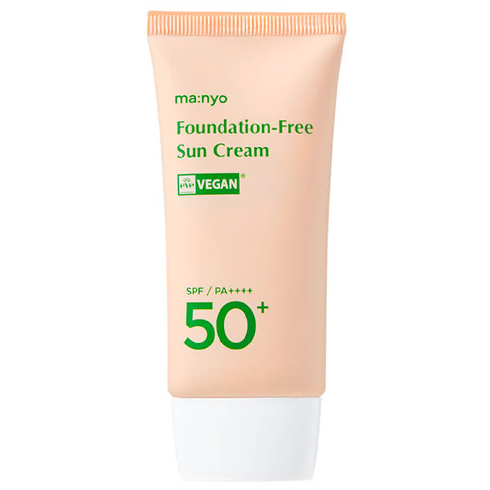 Лёгкая тональная основа с высоким фактором SPF Manyo Foundanation-Free Sun Cream SPF 50+ PA++++