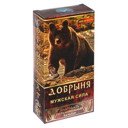 Бальзам безалкогольный «Добрыня» мужская сила, 250 мл