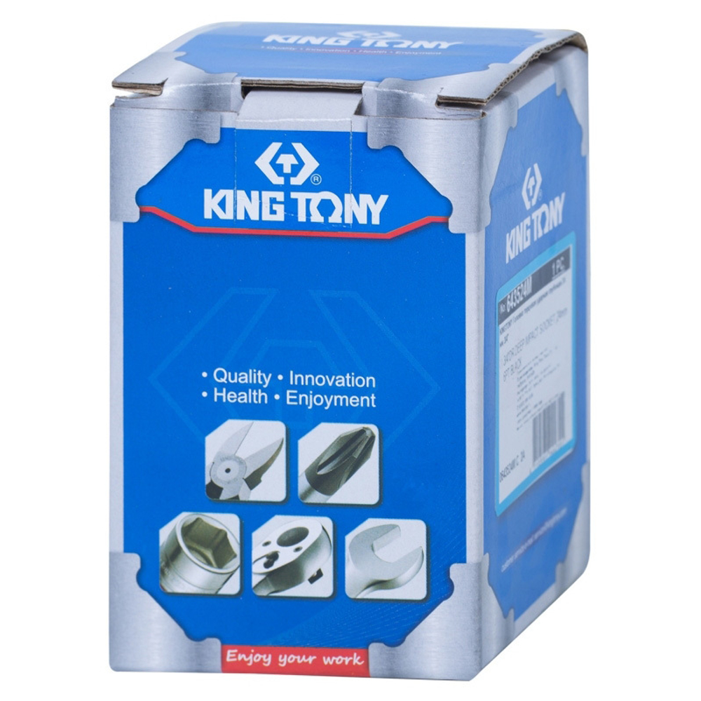 Головка торцевая ударная глубокая шестигранная 3/4&quot;, 24 мм KING TONY 643524M