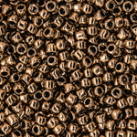 Японский бисер TOHO Round 15/0 (№221), металлизированный, непрозрачный глянцевый