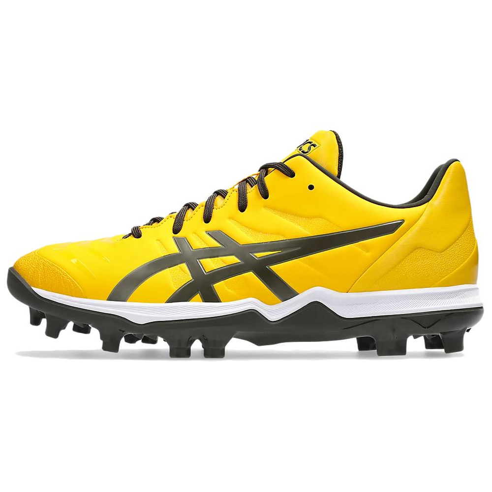 Asics Goldstage Baseball Shoes Men"s Yellow Black
