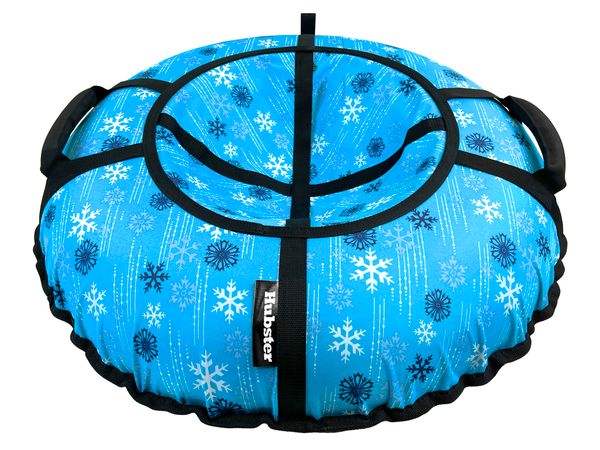 Тюбинг Hubster Люкс Pro S Снежинки бирюзовые
