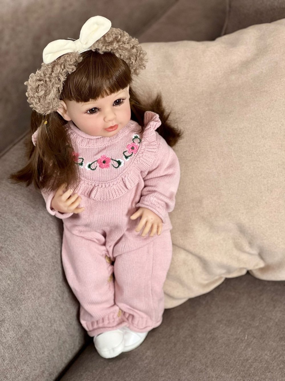 Кукла Реборн виниловая 55см в пакете (FA-309)