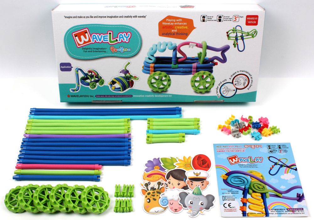 Набор конструктора Waveplay 20-A Toy set (54 детали)