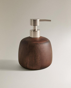 ZARA HOME ДЕРЕВЯННЫЙ ДОЗАТОР МЫЛА, СВЕТЛО-БЕЖЕВЫЙ