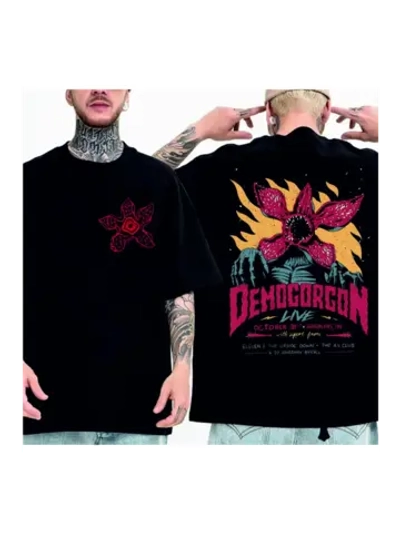 Футболка с принтом Очень странные дела Демогоргон