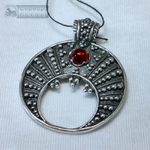 Подвеска "Лунница Царская" с натуральными камнями