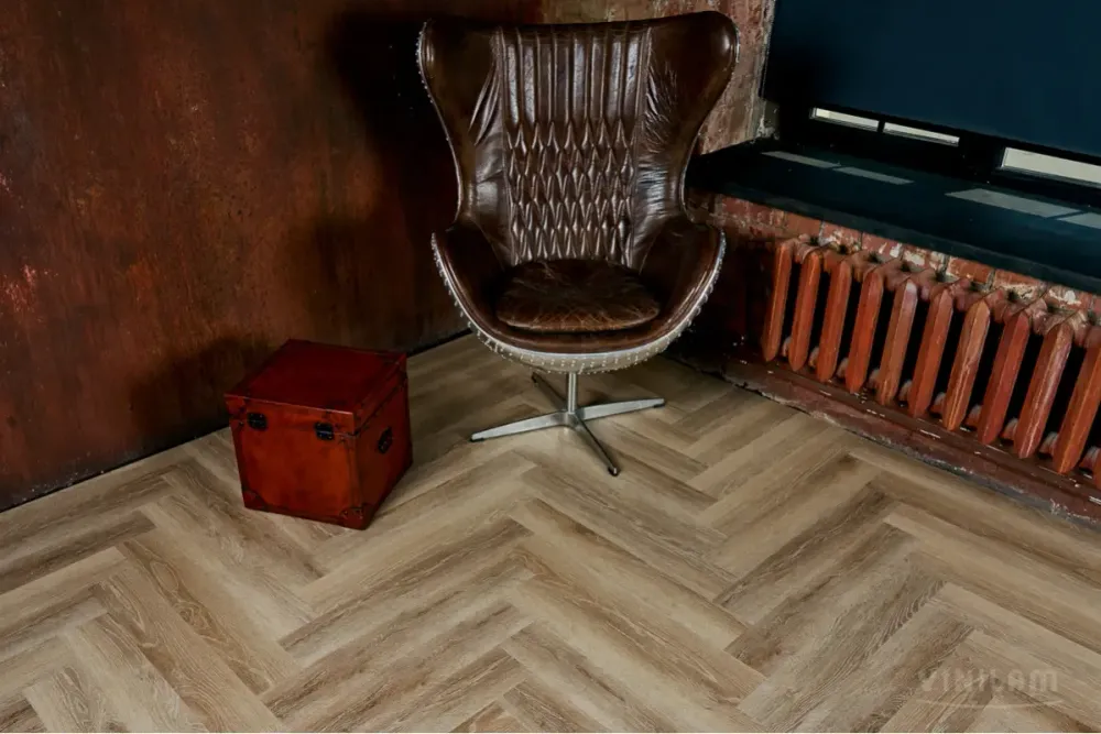 Vinilam Parquet Herringbone Glue Паркет Классический, 2,79 м²