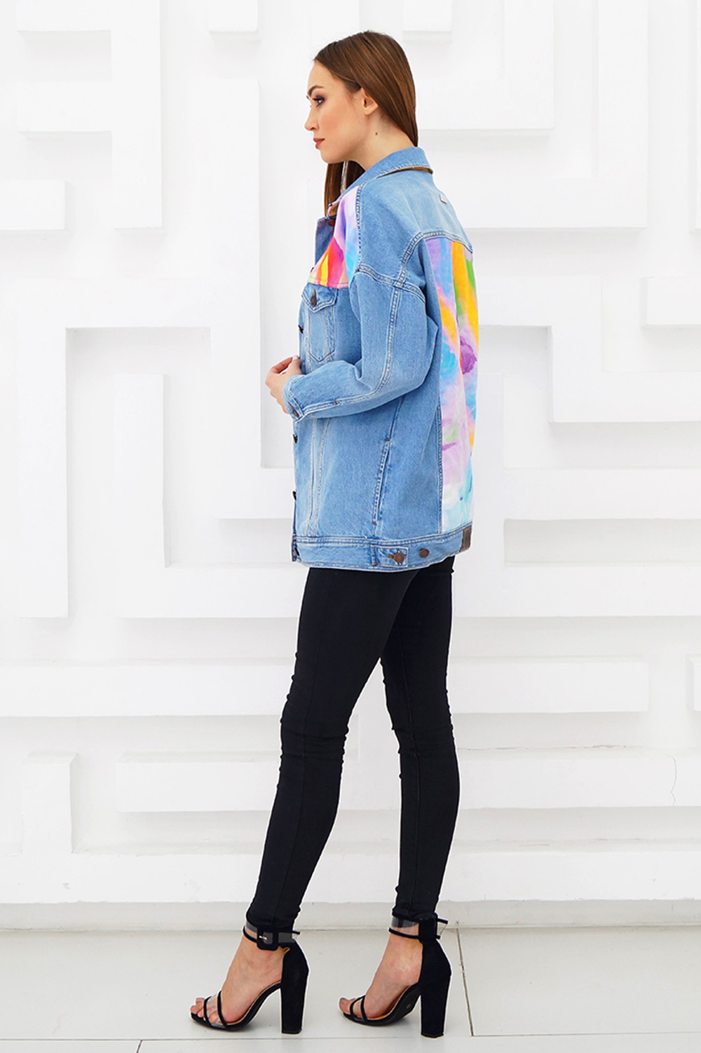 LIGVIANNI Джинсовая куртка Denim Jacket Flamingo