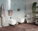 Комплект подвесной безободковый унитаз Ceramica Nova New Day CN3005 с крышкой-сиденьем микролифт + инсталляция Geberit Duofix UP320 111.300.00.5