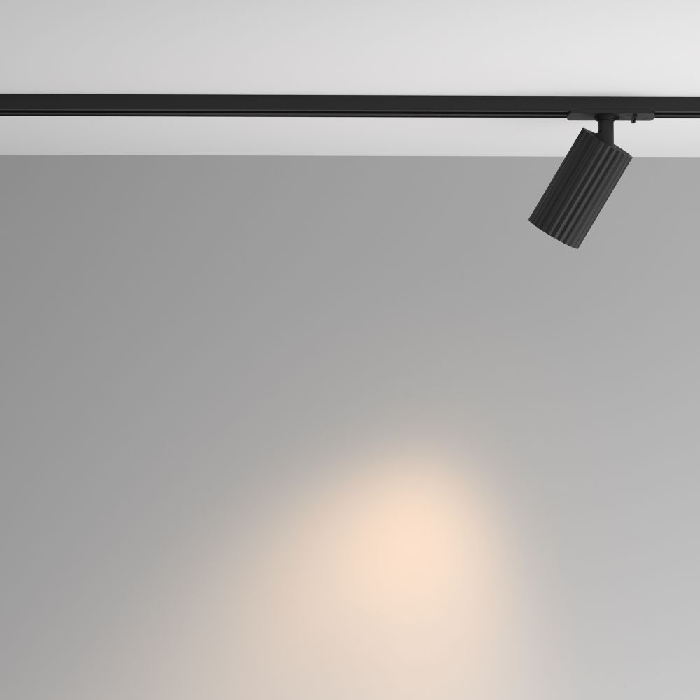 Трековый однофазный светильник Maytoni   TR218-1-GU10-BK