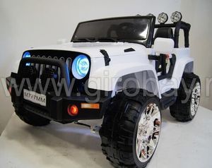 Детский электромобиль River Toys JEEP M777MM белый