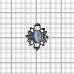 "Минто" кольцо в серебряном покрытии из коллекции "Самоцветы" от Jenavi