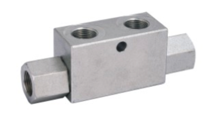 VRDE-G3/8 - Гидрозамок сдвоенный трубного монтажа G3/8