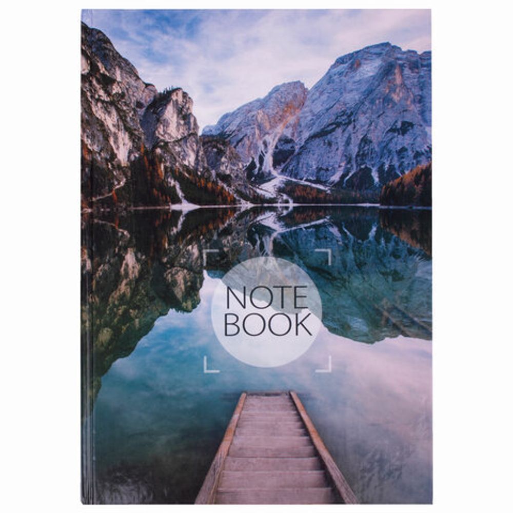 Блокнот БОЛЬШОЙ ФОРМАТ (215х295 мм) А4, 128 л., твердый, клетка, STAFF, "Путешествие", 111595