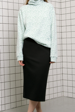 Юбка женская 4177зп-70, черный #234Ча014177зп-70