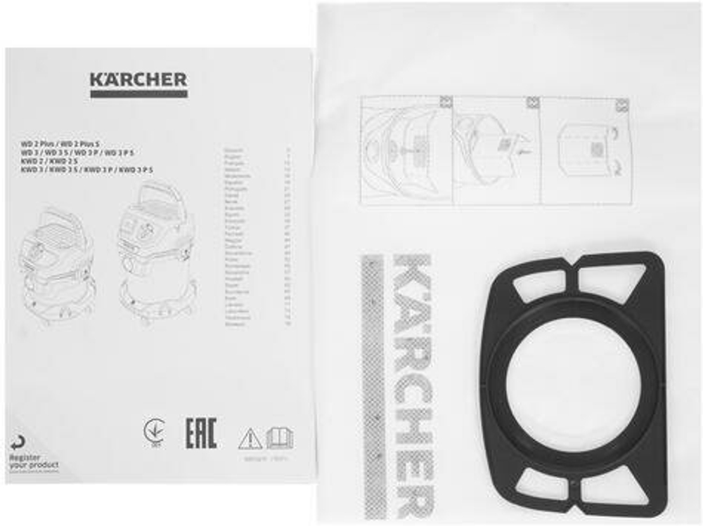 Хозяйственный пылесос KARCHER WD 3 P S V-17/4/20 (YSY) *EU 1000 Вт,17 л,шланг 2 м (1.628-190.0)