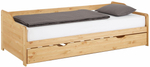 Кровать, 90х200, Тим, двуспальная, для детей и взрослых, тахта, с выдвижным спальным местом, деревянная, Dipriz