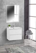 Тумба подвесная с раковиной BelBagno KRAFT 39-600/390-2C-SO-BO