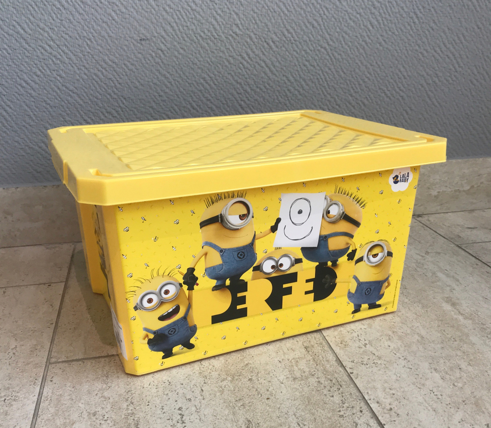 Ящик Lalababy Миньоны 17л банановый LA106411526