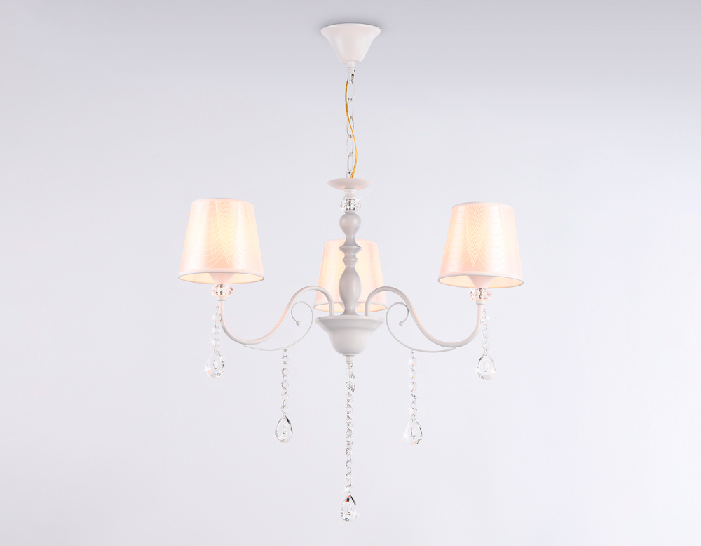 Светильник подвесной TR4601/3 WH белый E27/3 max 40W D620*865