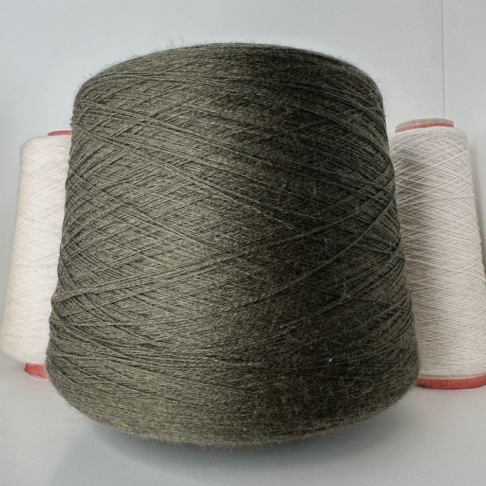 HARMONY - Tollegno 1900; 100% меринос; 1500м/100гр, (2/30); col. OLIVA SCURO, цвет: темно-оливковый хаки