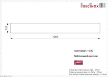 Кухонный блок для столешницы, Reginox Manhattan 130 LUX OKG