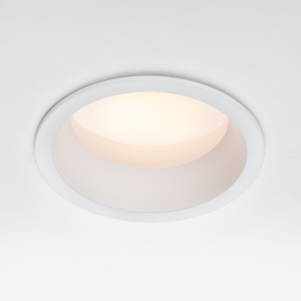 012906 Рамка (светильник) PVC д/LED-модулей 941хх и LED-ламп D50мм PIANO ROUND БЕЛЫЙ IP65