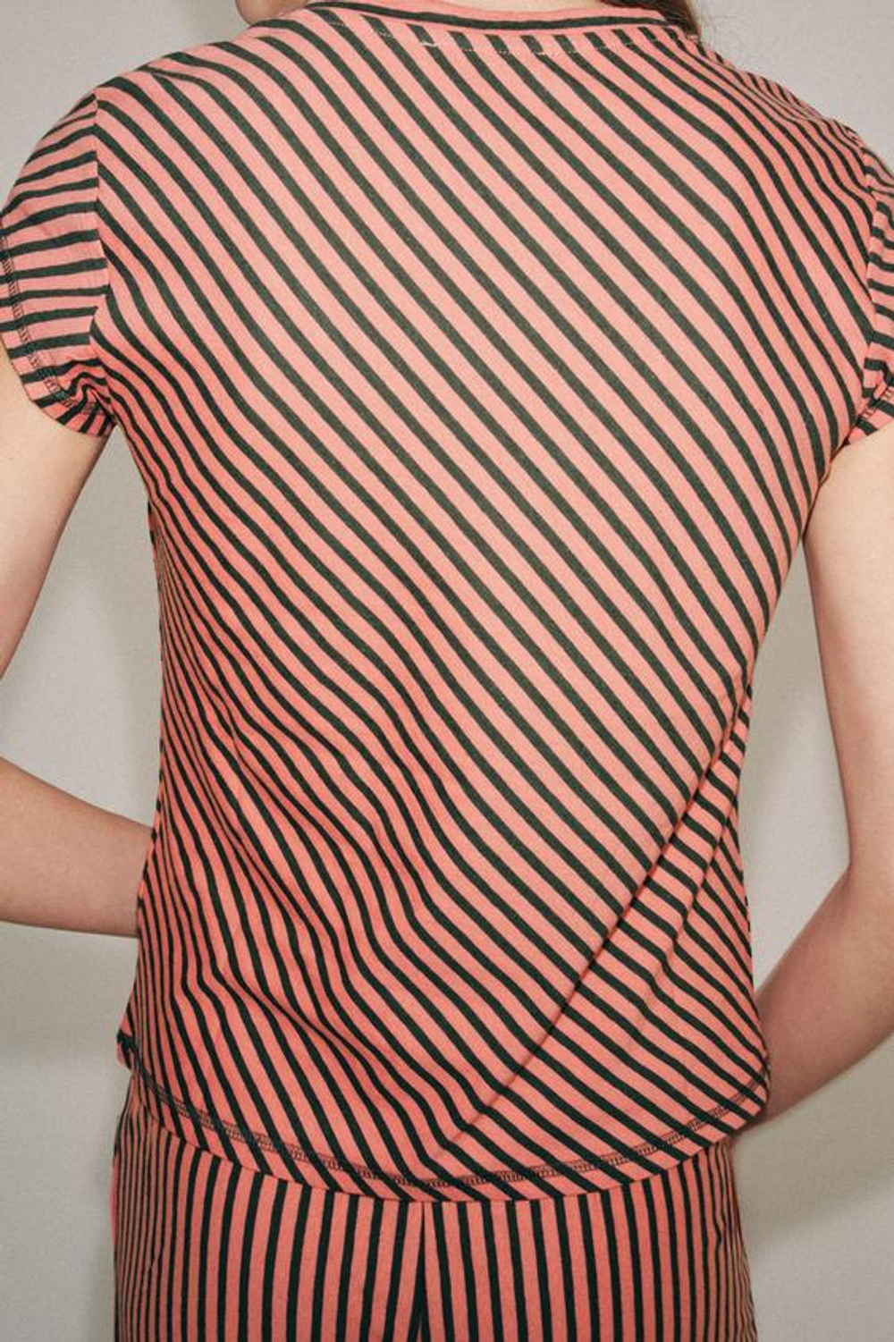 ZARA ФУТБОЛКА В ПОЛОСКУ ИЗ СМЕСОВОГО ЛЬНА, ПОЛОСКИ