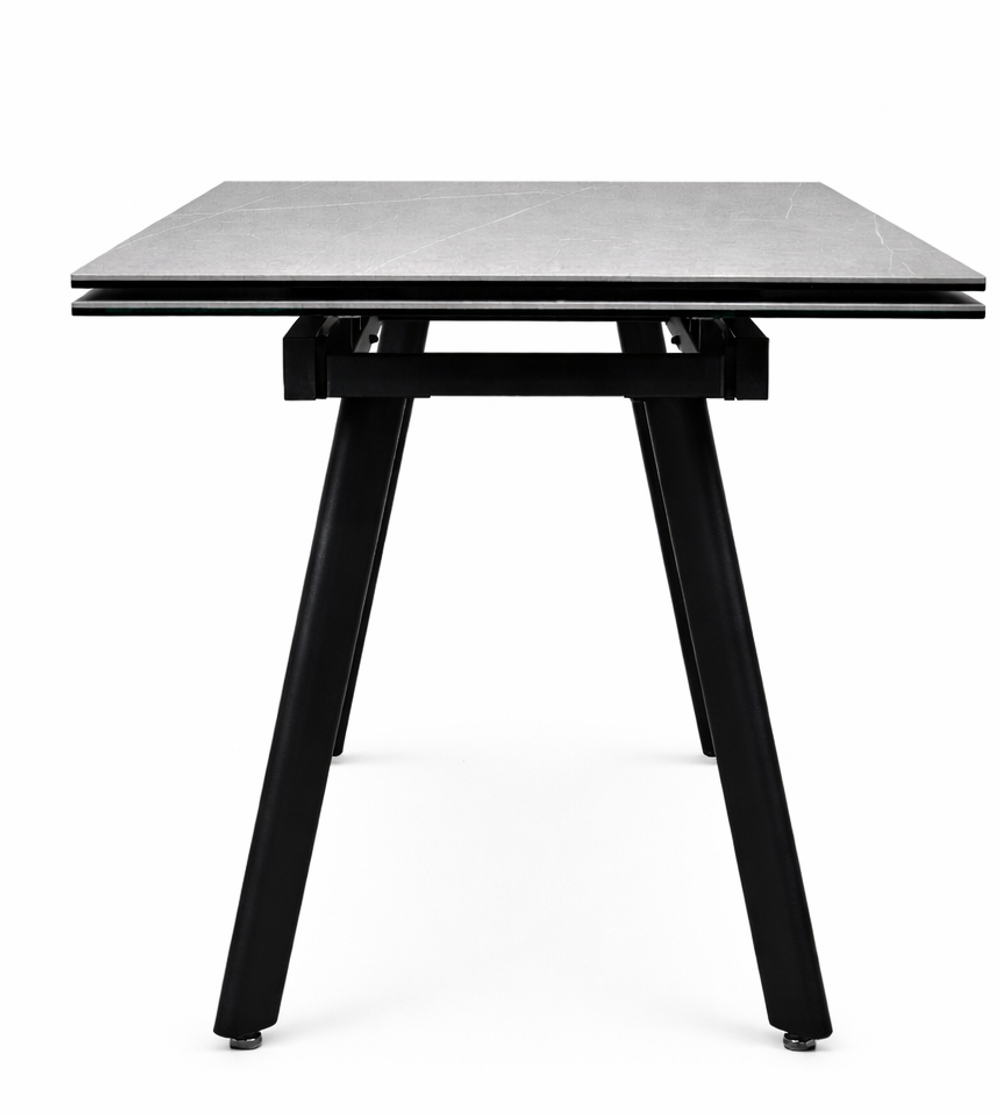 Стол из керамогранита 160 (+40) (+40) цвет Bulgarian Grey matt