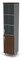 БЕРЛИН RB060-45x43R Шкаф комбинированный, стекло 5 ур. R 450х430х2080