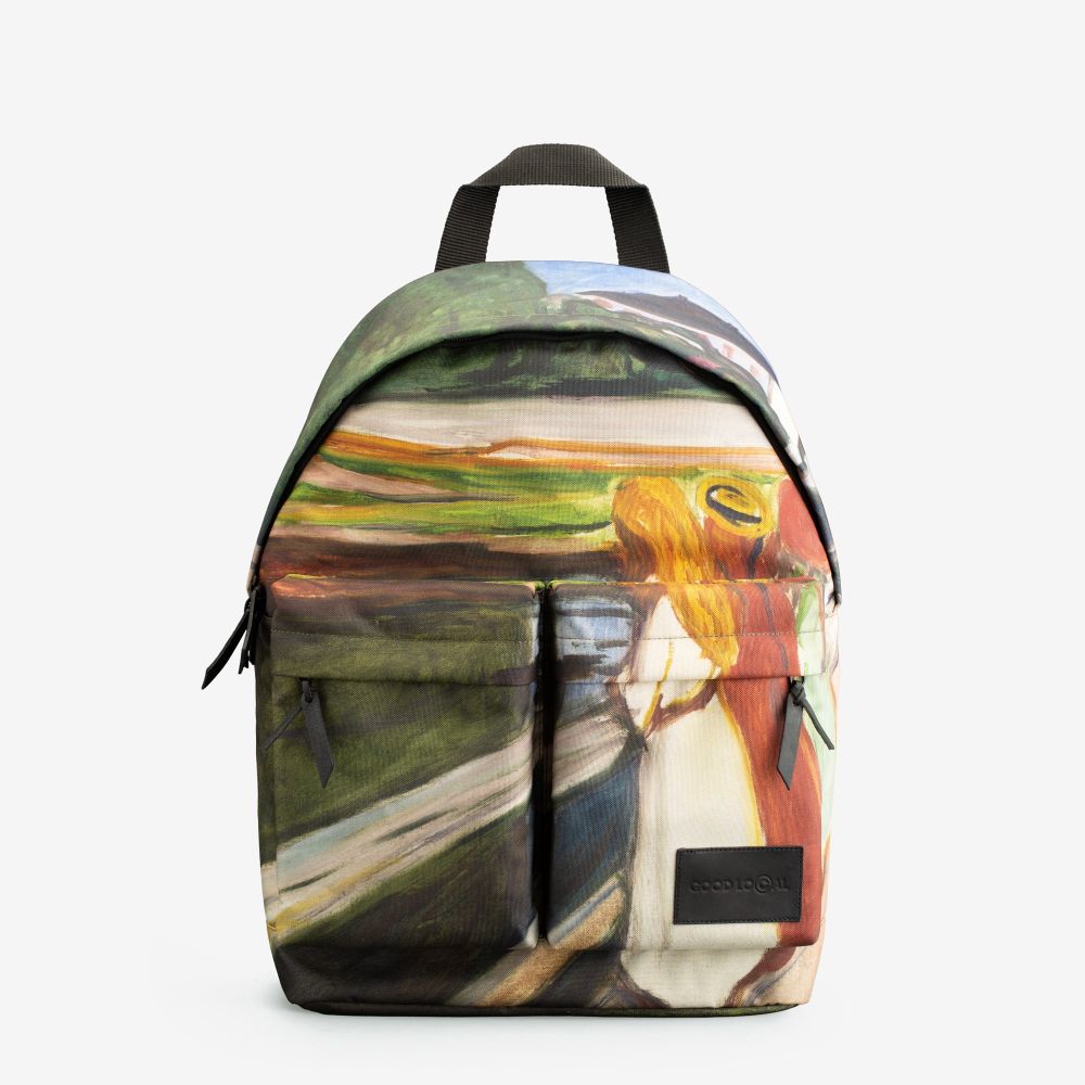 Рюкзак Good Local Daypack Девушки на мосту (Эдвард Мунк) зеленый