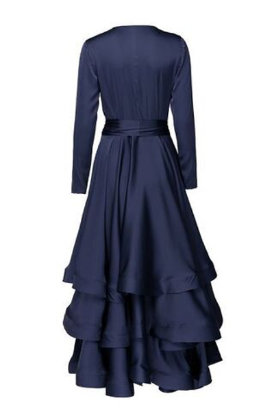 Длинное платье воланчик