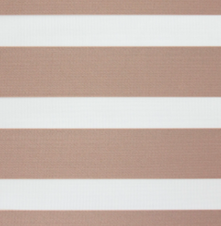 Рулонная штора Мини День-Ночь, ткань 7902 Юта, цвет какао