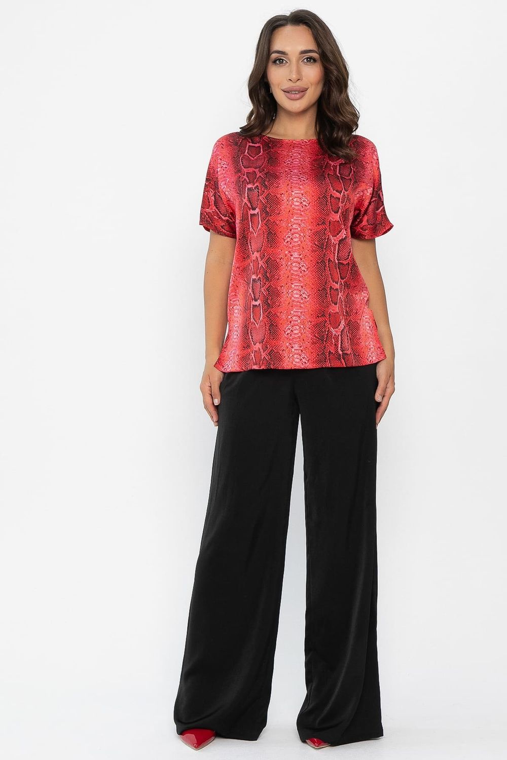 Блуза Морган (красная) Б14033-16М LT Collection