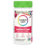 Rainbow Light, Women's One™, ежедневная мультивитаминная добавка для женщин, высокая эффективность, 60 вегетарианских таблеток