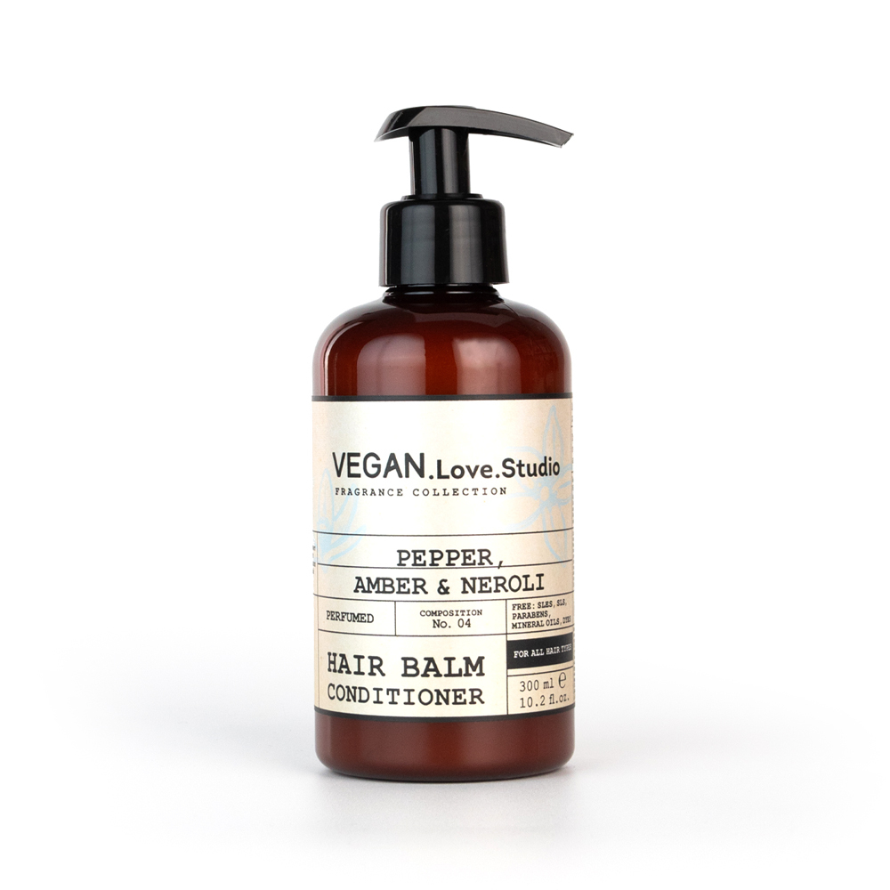 Бальзам-кондиционер для волос парфюмированный VEGAN.Love.Studio "Pepper, Amber, Neroli", 300 мл